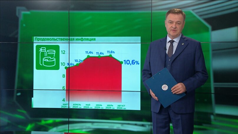 Годовая инфляция в Калининградской области в августе 2024 года замедлилась до 10,1% после 11,2% в июле