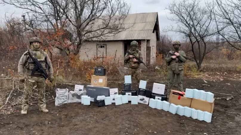 Бойцы мотострелкового батальона Балтфлота записали видео, в котором поблагодарили за переданную из Калининградской области технику