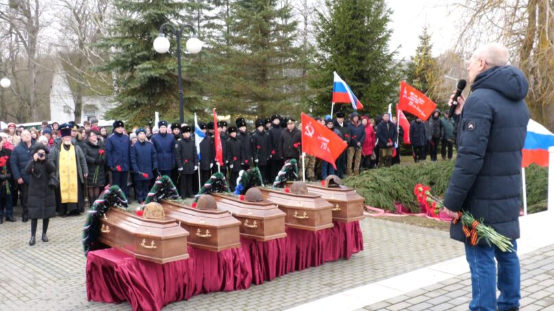 Подвигу каждого солдата вечная память. На мемориале в посёлке Ольховатка перезахоронили останки 23-х участников Великой Отечественной