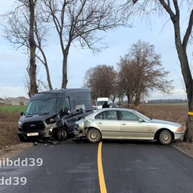 В Гурьевском районе столкнулись два автомобиля