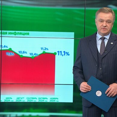 По данным Росстата, в ноябре годовая инфляция в Калининградской области уменьшилась до 9,7% после 9,9% в октябре