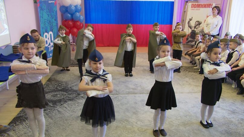 В Калининграде появилось новое движение «Внуки Победы». Первыми участниками стали воспитанники детского сада №87