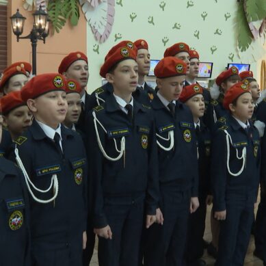 Флешмоб калининградских кадетов МЧС России прошел в торговом центре «Европа»