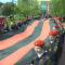 80-метровую георгиевскую ленту развернули в центре Калининграда в честь 80-летия Победы