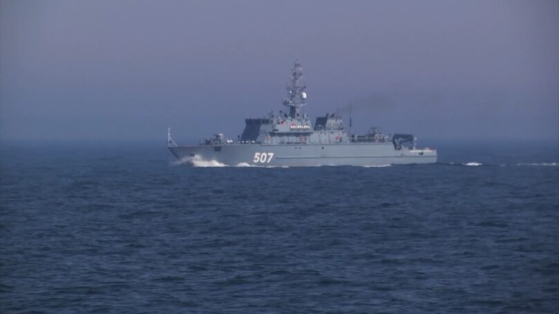 В акватории Балтийского моря проходят плановые учения сил Балтфлота совместно с военнослужащими из других регионов России