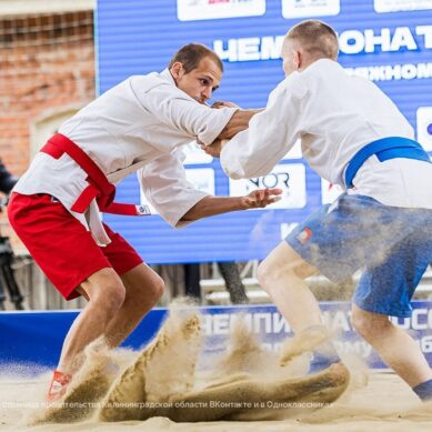 В Зеленоградске впервые прошёл чемпионат России по пляжному самбо