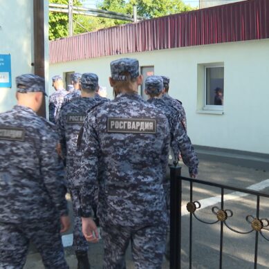 В семье специального моторизованного полка Росгвардии пополнение. 20 новобранцев прибыли на службу по призыву