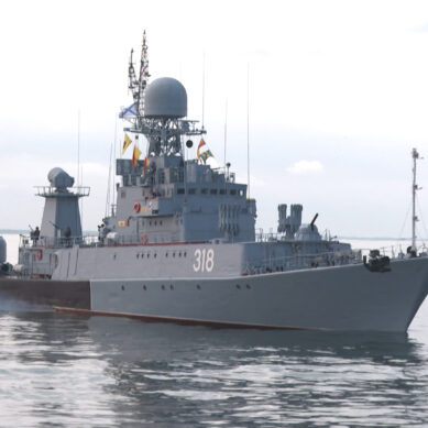 В День Военно-Морского флота в акватории Балтийского моря прошли учения