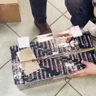 В Калининграде сотрудники полиции пресекли торговлю контрафактной никотинсодержащей продукцией