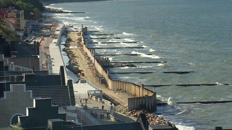 Более семисот миллионов рублей направляет предприятие «Балтберегозащита» на достройку набережной в Светлогорске