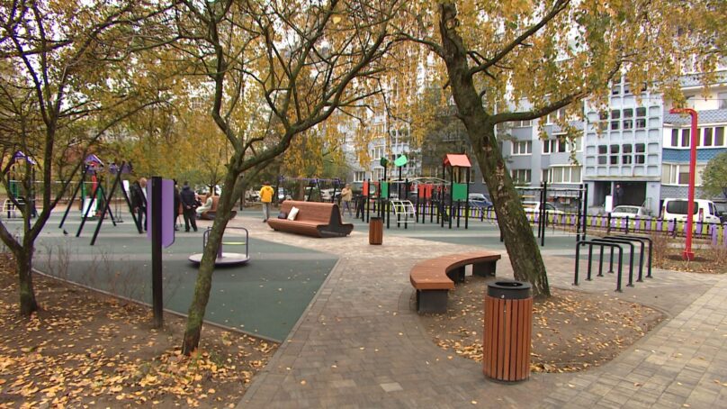 Завершена первая часть ремонтных работ в Каштановом сквере