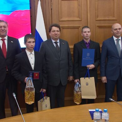 В Калининграде состоялась торжественная церемония вручения медалей Совета Федерации «За проявленное мужество»