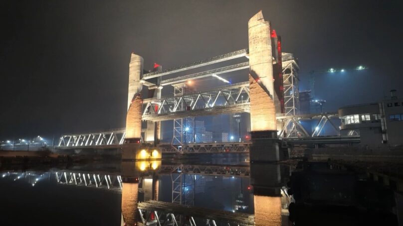 В Калининграде передали новый железнодорожный путь через Преголю в пользование калининградской железной дороги