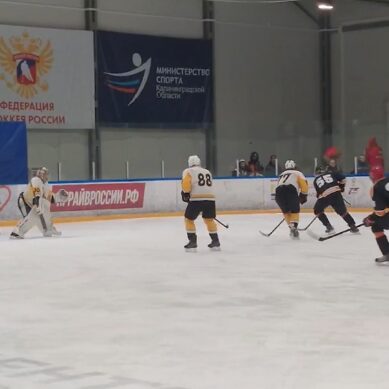 Меньше часа назад в Калининграде завершился товарищеский матч по хоккею, посвященный 35-летию МЧС России