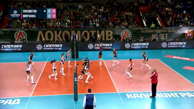 Калининградский волейбольный «Локомотив» начал второй круг Суперлиги домашним матчем с «Минчанкой»