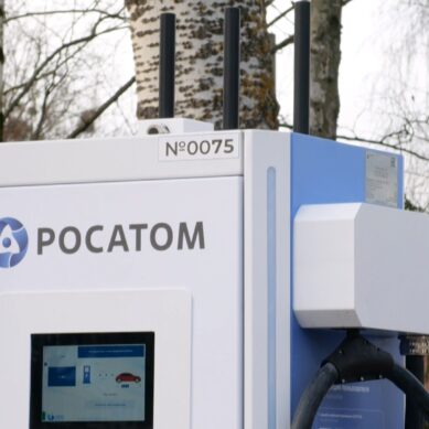 Первая современная зарядная станция для электротранспорта открылась в центре Черняховска