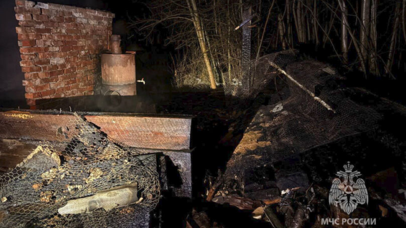 В Гвардейском округе на месте пожара обнаружен мужчина без признаков жизни