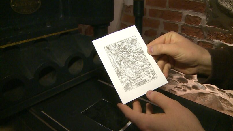 Новый музей печати «Гравюрный кабинет замка Тапиау» работает в Гвардейске