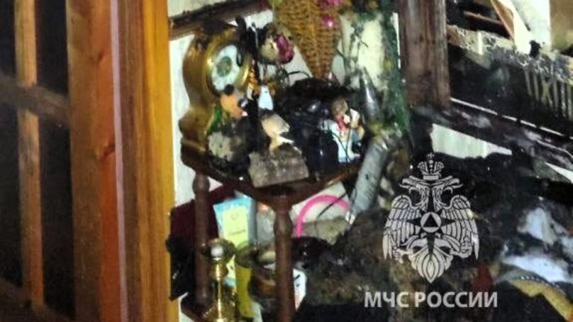 В Калининграде в СНТ «Победы» горел двухэтажный частный дом