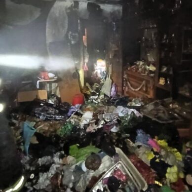 В Гусеве при пожаре погибла женщина