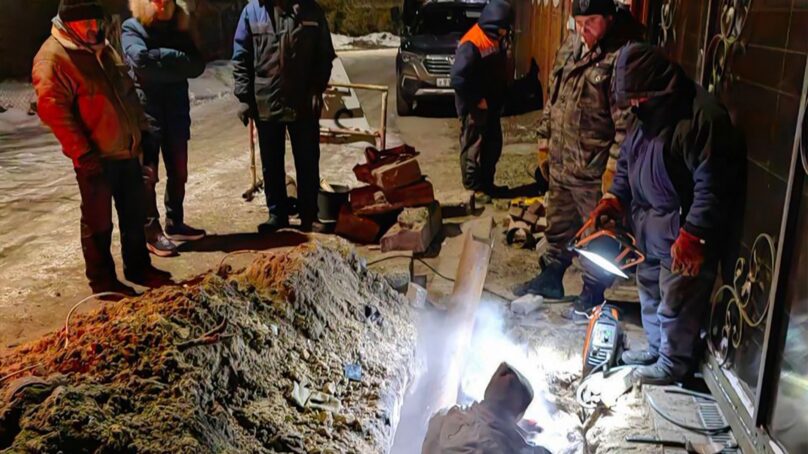 В Светлом из-за морозов перемёрз трубопровод отопления