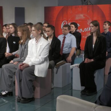 В студии нашей телерадиокомпании прошли съёмки второго выпуска проекта «Связь поколений»