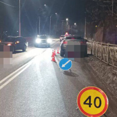 В Калининграде произошло ДТП с участием двух иномарок