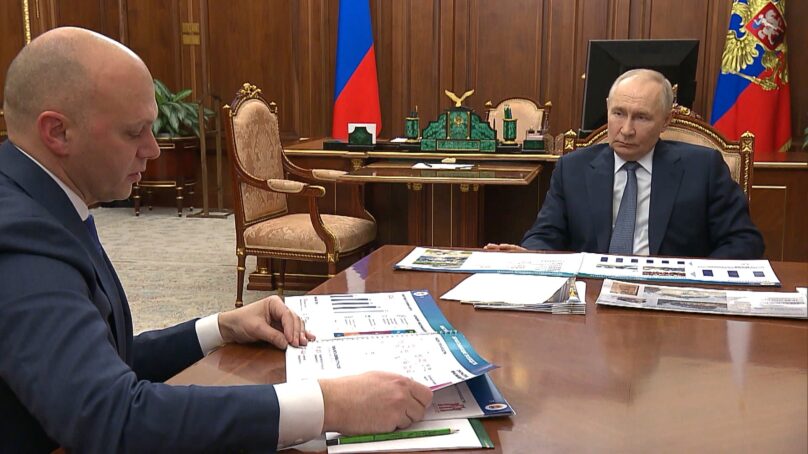 Владимир Путин и Алексей Беспрозванных обсудили ключевые вопросы развития Калининградской области