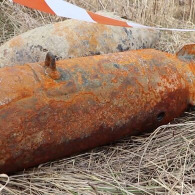 Пиротехники МЧС России в Калининградской области успешно обезвредили несколько крупных авиабомб