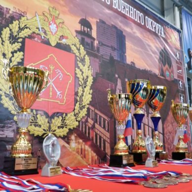 Ленинградский военный округ проводит соревнования по волейболу и баскетболу в Гусеве