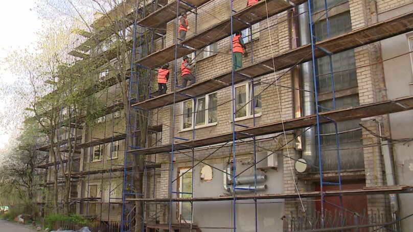 На проспекте Мира в Калининграде начинается ремонт одного из зданий советской эпохи