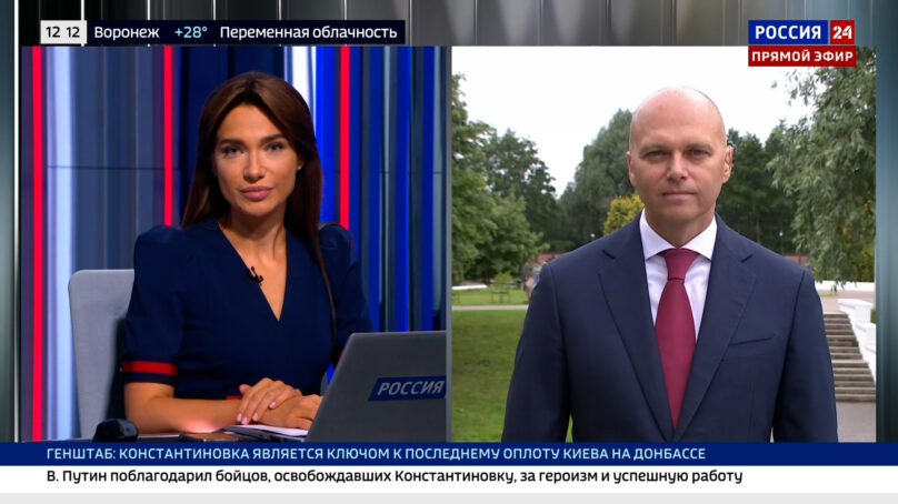 В федеральном эфире на канале «Россия 24» выступил губернатор Калининградской области Алексей Беспрозванных