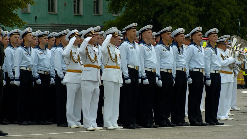 Поздравление полномочного представителя Президента Российской Федерации в СЗФО Игоря Рудени с Днем ВМФ