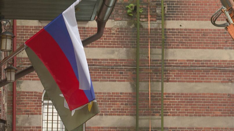 Специалисты жилищно-коммунальной службы Минобороны России по ВМФ впервые проводят испытания наружных противопожарных лестниц
