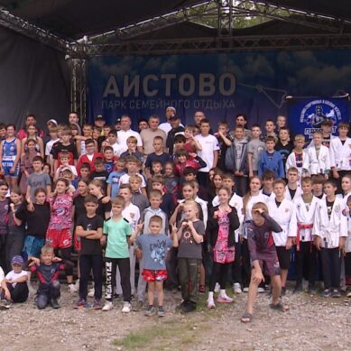 В семейно-спортивном парке «Аистово» собрались юные спортсмены со всего региона